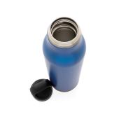 Lekvrije isoleer fles met kurk, blauw