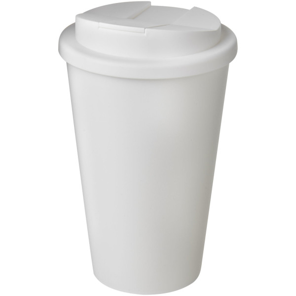 Americano® Pure 350 ml tumbler with spill proof lid - White