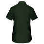 Overhemd in onderhoudsvriendelijk polykatoen-popeline korte mouwen dames Forest Green 3XL