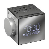 Sony Clockradio with Time Projector - silver Sony Clockradio with Time Projector - silver