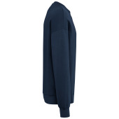 Ecologische oversized uniseks sweater met ronde hals Navy XS