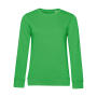 Organic Crew Neck /women French Terry - Apple Green - XS