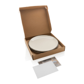 Ukiyo dinerborden set van 2, wit