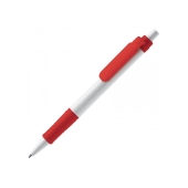 Balpen Vegetal Pen hardcolour - Wit / Rood