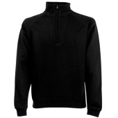 Zip Neck Sweatshirt (62-032-0) Black 3XL