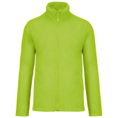 Microfleece met rits heren Lime 5XL