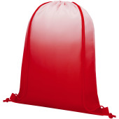 Oriole rugzak met kleurverloop en trekkoordsluting 5L - Rood