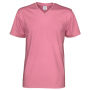 T-Shirt V-Neck Man (GOTS) Pink 3XL