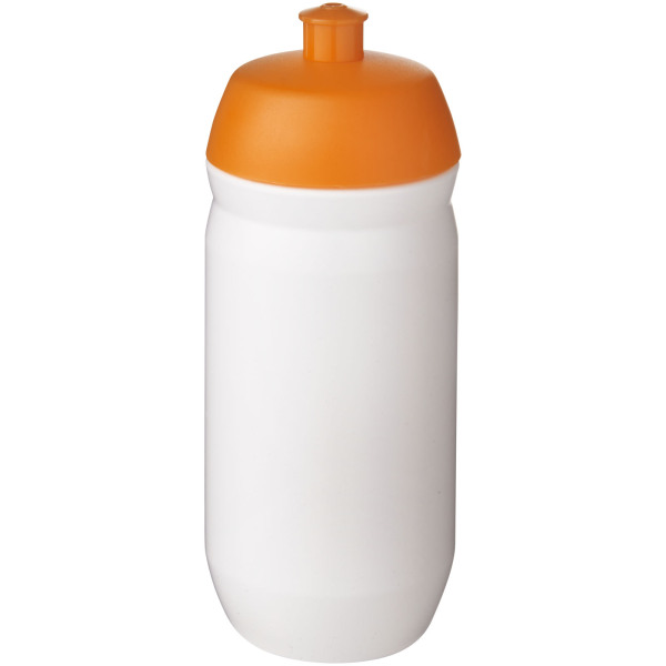 HydroFlex™ 500 ml squeezy sport bottle - Orange/White