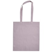 Katoenen tas met lange hengsels, 140 gr/m² - Paars