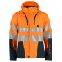 6419 3 LAYER JACKET HV Orange/Black XS