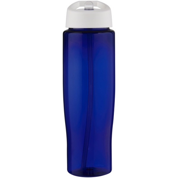 H2O Active® Eco Tempo drinkfles van 700 ml met tuitdeksel - Wit/Blauw