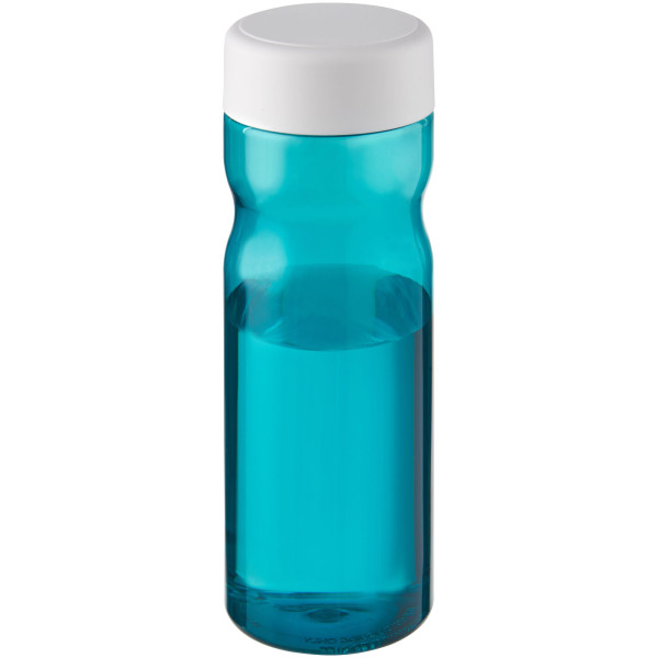 H2O Active® Base 650 ml screw cap water bottle - Aqua/White