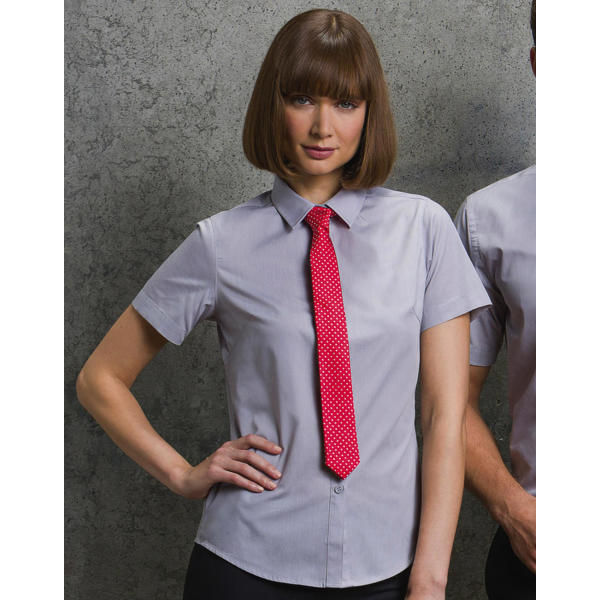 Women's Tailored Fit Poplin Shirt SSL