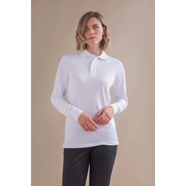 Unisex Coolplus® Long Sleeved Polo Shirt