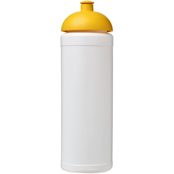 Baseline® Plus grip 750 ml dome lid sport bottle - White/Yellow