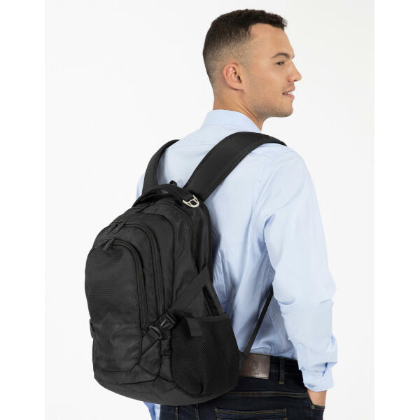 Lausanne Outdoor Laptop Backpack - Black - One Size