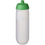 HydroFlex™ Clear 750 ml squeezy sport bottle - Green/Frosted clear