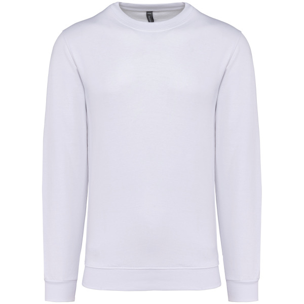 Sweater ronde hals White 4XL