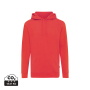 Iqoniq Jasper gerecycled katoen hoodie, luscious red (M)