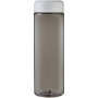 H2O Active® Vibe 850 ml screw cap water bottle - Charcoal/White