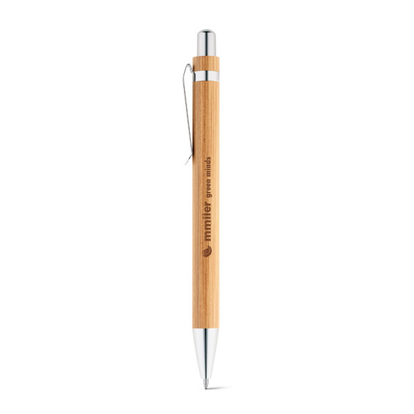 HERA. bambus pen med metal clip