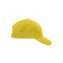 MB6118 Brushed 6 Panel Cap - sun-yellow - one size