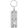 ABS sleutelhanger met LED Mitchell zilver