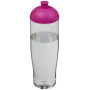 H2O Active® Tempo 700 ml bidon met koepeldeksel - Transparant/Roze