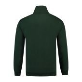 L&S Sweater Zip forest green 3XL