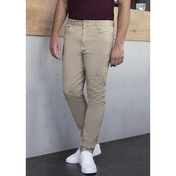 Men's 5-Pocket Trousers Classic-Stretch, from Sustainable Material , Organic Cotton