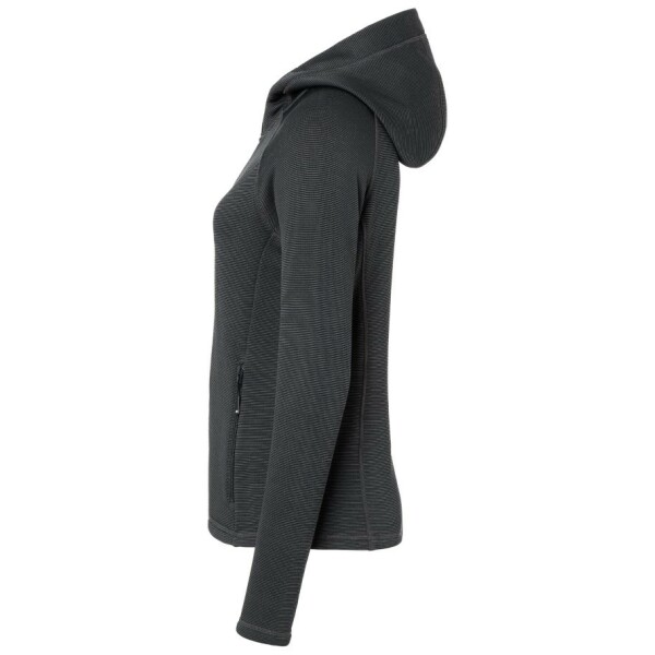 JN785 Ladies' Stretchfleece Jacket zwart/carbon XS