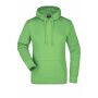 Ladies' Hooded Sweat - lime-green - S