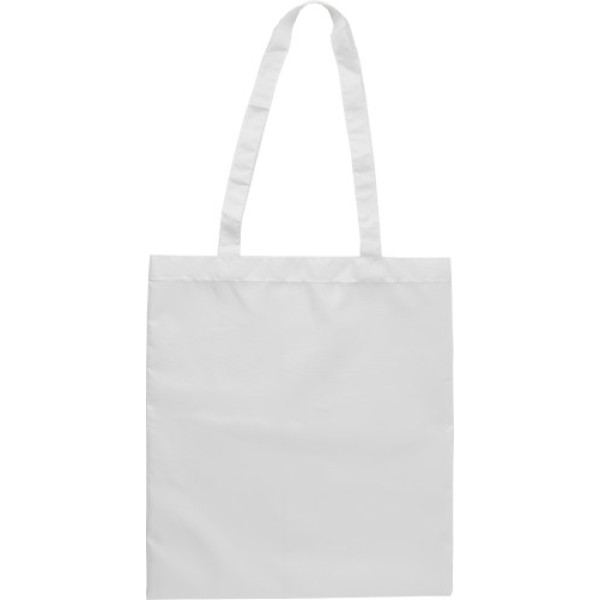 Einkaufstasche aus RPET-Polyester Anaya Weiß