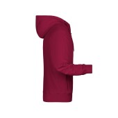 Men's Zip Hoody - wine - XL