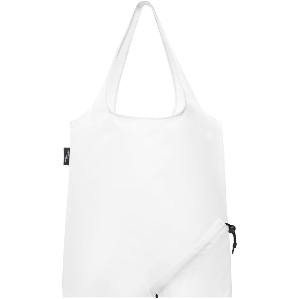 Sabia RPET foldable tote bag 7L - White