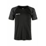 Squad 2.0 contrast jersey jr black/granit 110/116