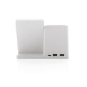 Ontario 5W draadloze oplader met penhouder, wit