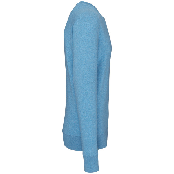 Ecologische sweater met ronde hals Cloudy blue heather 3XL
