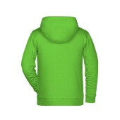 Children's Zip Hoody - lime-green - XS