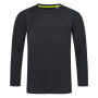 Stedman T-shirt Raglan Mesh Active-Dry LS black opal XXL