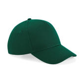 Ultimate 6 Panel Cap - Bottle Green - One Size