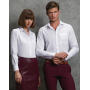 Tailored Fit Poplin Shirt - White - S/14.5"