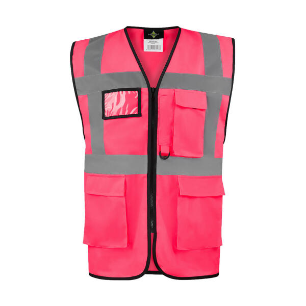 Executive Safety Vest "Hamburg" - Neon Pink - S