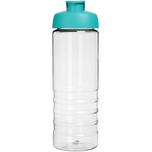H2O Active® Treble 750 ml sportfles met kanteldeksel - Transparant/Aqua blauw