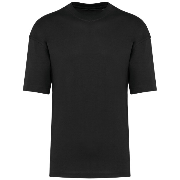 Oversized T-shirt korte mouwen uniseks Black XS