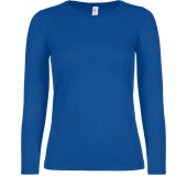#E150 Ladies' T-shirt long sleeves Royal Blue XS