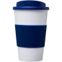 Americano® 350 ml insulated tumbler with grip - White/Blue