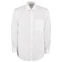 Long Sleeve Classic Fit Business Shirt, White, 21, Kustom Kit