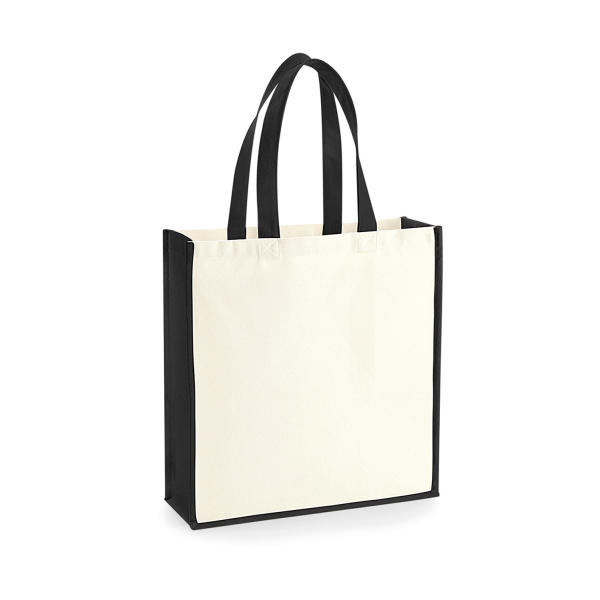Gallery Canvas Tote - Natural/Black - One Size
